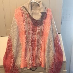 Caslon Wool and Mohair Poncho